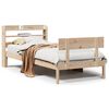 vidaXL Sengeramme uten madrass 90x200 cm heltre furu