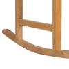vidaXL Gyngestol heltre teak