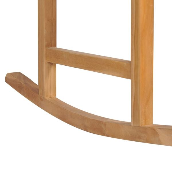 vidaXL Gyngestol heltre teak