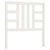vidaXL Sengegavl hvit 96x4x100 cm heltre furu