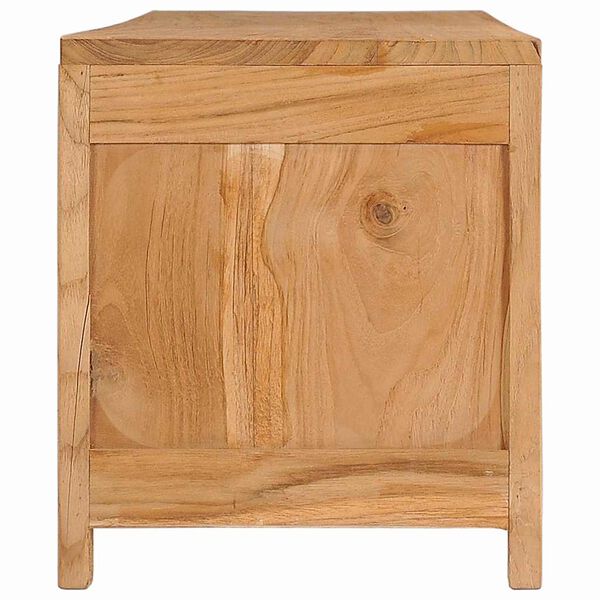 vidaXL TV-benk 135x30x35 cm heltre teak