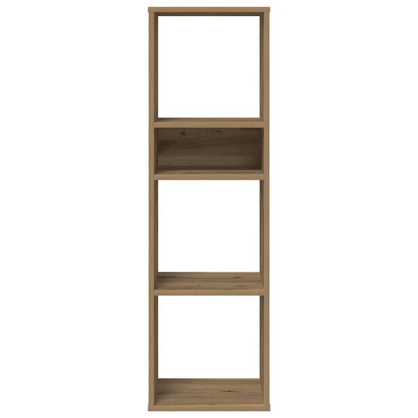 vidaXL Bokhylle artisan eik 34x31x112 cm konstruert tre