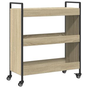 vidaXL Kj&oslash;kkentralle sonoma eik 70x30x82 cm konstruert tre