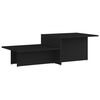 vidaXL Salongbord svart 111,5x50x33 cm konstruert tre