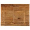 vidaXL Bordplate 110x80x2,5 cm naturlig kant heltre mango