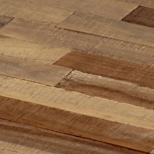 vidaXL Salongbordsett 2 stykker sekskantet gjenvunnet teak