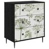 vidaXL Kommode GOTHA Gr&oslash;nn treprint 66 x 36,5 x 76 cm Konstruert tre