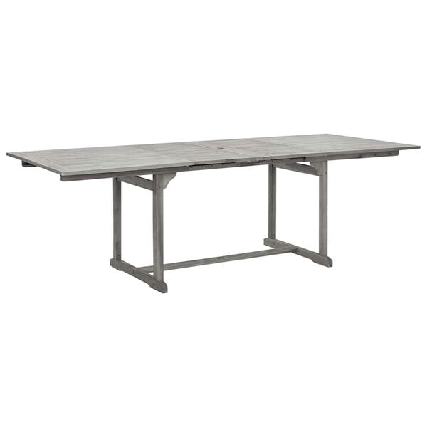 vidaXL Utend&oslash;rs spisebord (160-240)x100x75 cm heltre akasie