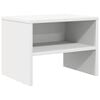 vidaXL Nattbord hvit 40x30x30 cm konstruert tre