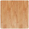 vidaXL Firkantet bordplate lysebrun 80x80x1,5 cm behandlet heltre eik