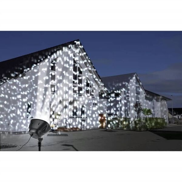 Ambiance LED-juleprojektor sn&oslash;fall