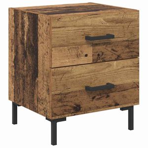 vidaXL Nattbordskap Gammelt tre 40 x 35 x 47,5 cm Konstruert tre