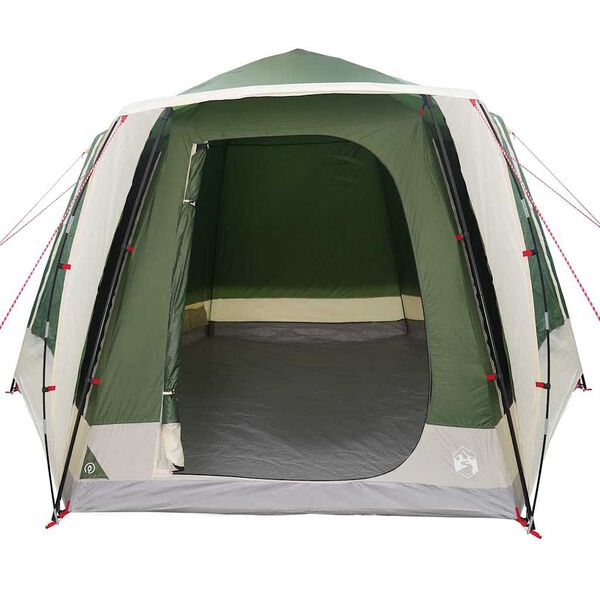 vidaXL Camping Telt grønn 420 x 420 x 227 cm Polyester