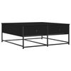 vidaXL Salongbord svart 100x99x40 cm konstruert tre