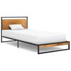 vidaXL Sengeramme metall 90x200 cm
