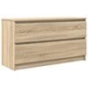 vidaXL TV-benk sonoma eik 100x35x54 cm konstruert tre