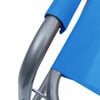 vidaXL Regissørstoler 2 stk stål blå