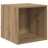 vidaXL Veggskap Veggmontert Artisan Eik 37 x 37 x 37 cm Konstruert tre