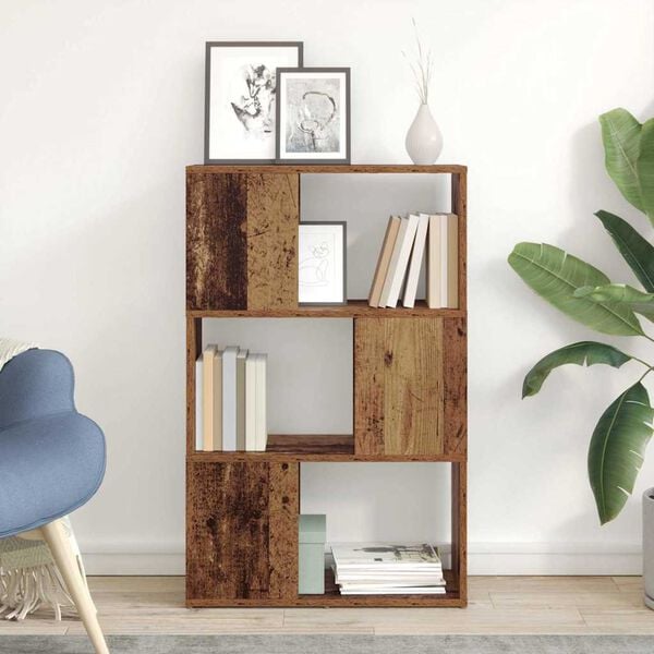 vidaXL TV-benksett Veggmontert Brun 60 x 24 x 94,5 cm Konstruert tre