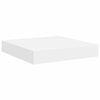 vidaXL Flytende vegghyller 2 stk hvit 23x23,5x3,8 cm MDF