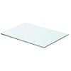 vidaXL Hyllepanel klart glass 50x30 cm