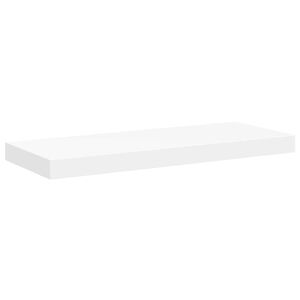 vidaXL Flytende vegghylle hvit 60x23,5x3,8 cm MDF