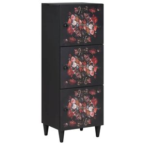vidaXL Oppbevaringsskap Flerfarget 40 x 33,5 x 110 cm Massiv mango tre