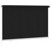 vidaXL Utend&oslash;rs rullegardin 220x140 cm svart