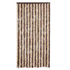 vidaXL Insektgardin beige og lysebrun 100x220 cm chenille