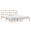 vidaXL Sengeramme 120x190 cm Small Double heltre