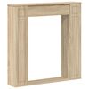 vidaXL Peisramme Sonoma 100 x 20 x 100 cm Konstruert tre