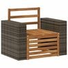 vidaXL Ute Midt Sofa Naturlig