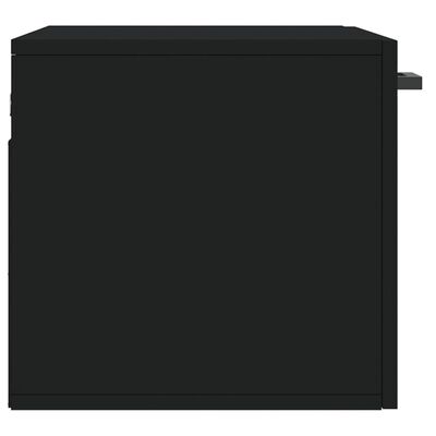 vidaXL Veggskap svart 60x36,5x35 cm konstruert tre