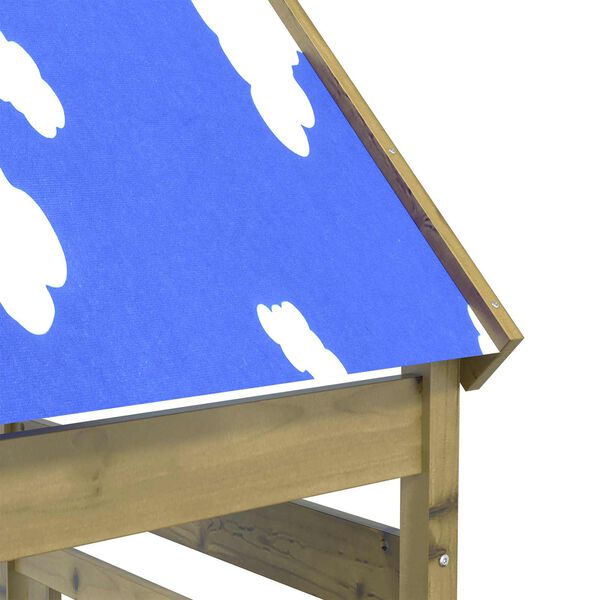 vidaXL Leket&aring;rn Brun 52,5 x 85 x 265 cm Massiv impregnert tre