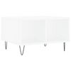 vidaXL Salongbord hvit 60x50x36,5 cm konstruert tre
