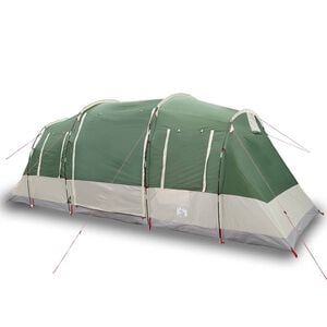 vidaXL Familietelt for camping 6 personer gr&oslash;nn vanntett