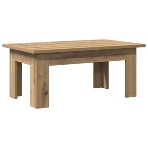 vidaXL Salongbord artisan eik 100x60x42 cm konstruert tre