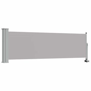 vidaXL Uttrekkbar sidemarkise 80x300 cm gr&aring;