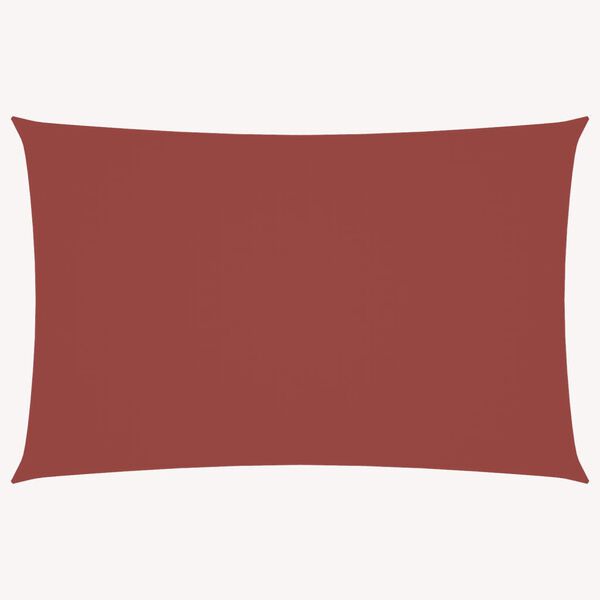 vidaXL Solseil oxfordstoff rektangul&aelig;r 4x7 m terrakotta