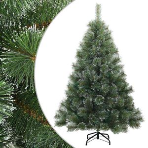 vidaXL Kunstig svingbar juletre med sn&oslash;dekk Gr&oslash;nn 150 cm PVC, st&aring;l