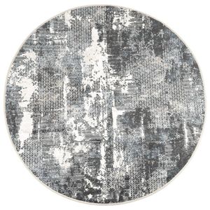 vidaXL Teppe vaskbart flerfarget &Oslash; 120 cm sklisikkert