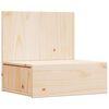 vidaXL Nattbord med skuff Brun 42 x 32,5 x 40 cm Heltre furu
