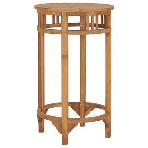 vidaXL Barbord &Oslash; 60 cm heltre teak