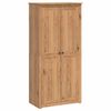vidaXL Garderobeskap PANAMA Honning 88,5 x 50 x 185 cm Heltre furu