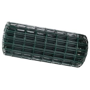 vidaXL Euro gjerde grønn 0.4 x 50 m PVC-belagt jern