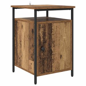 vidaXL Nattbordskap Gammelt tre 40 x 42 x 60cm Konstruert tre