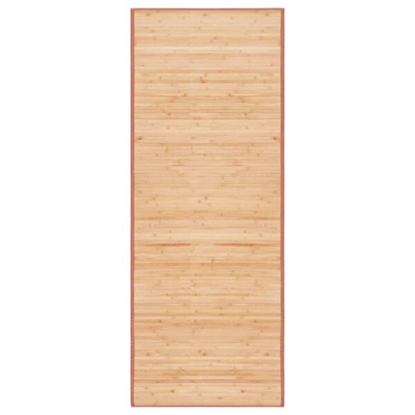 vidaXL Bambusteppe 80x200 cm brun