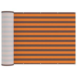 vidaXL Balkong privat skjerm 150 x 500 cm Stoff med PU-belegg