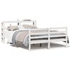 vidaXL Sengeramme uten madrass hvit 150x200 cm heltre furu