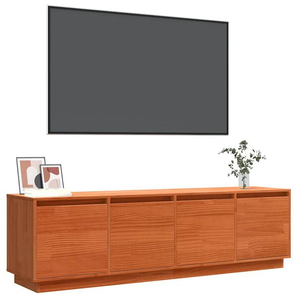 vidaXL TV-skap Brun 156 x 37 x 45 cm Konstruert tre